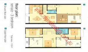 Pandanus Pocket, Casuarina, townhouse, apartment, villa, Kingscliff, Salt, floor plan