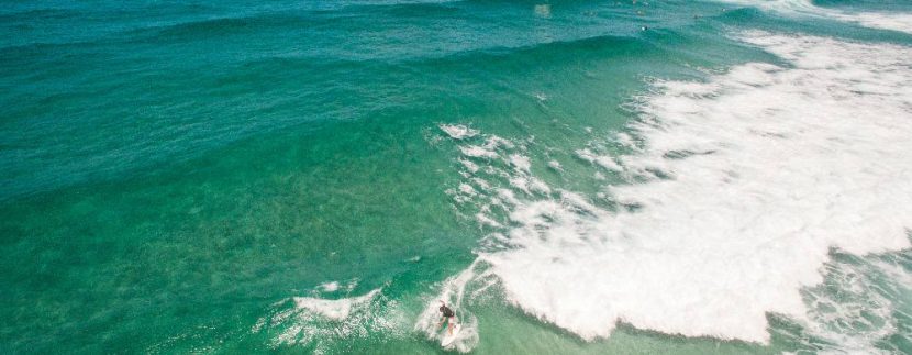 Surfing Cabarita beach